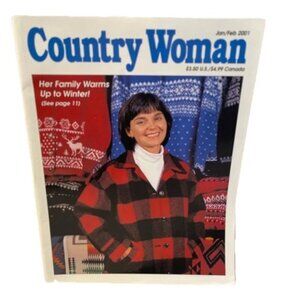 Country Woman Magazine Jan Feb 2001 Vol 31 No. 1 Cooking Crafts Design